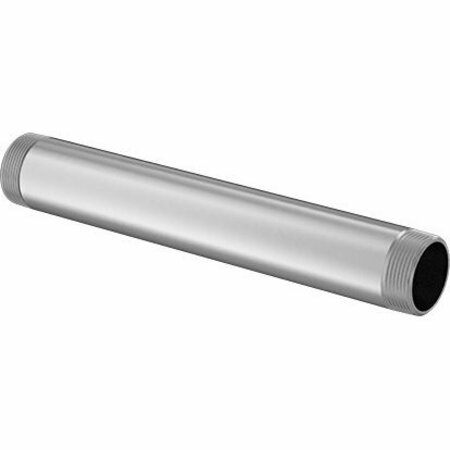 BSC PREFERRED Standard-Wall 316/316L Stainless ST Thread Pipe Thread on Both Ends 1-1/2 BSPTx1-1/2 NPT 12 Long 5470N234